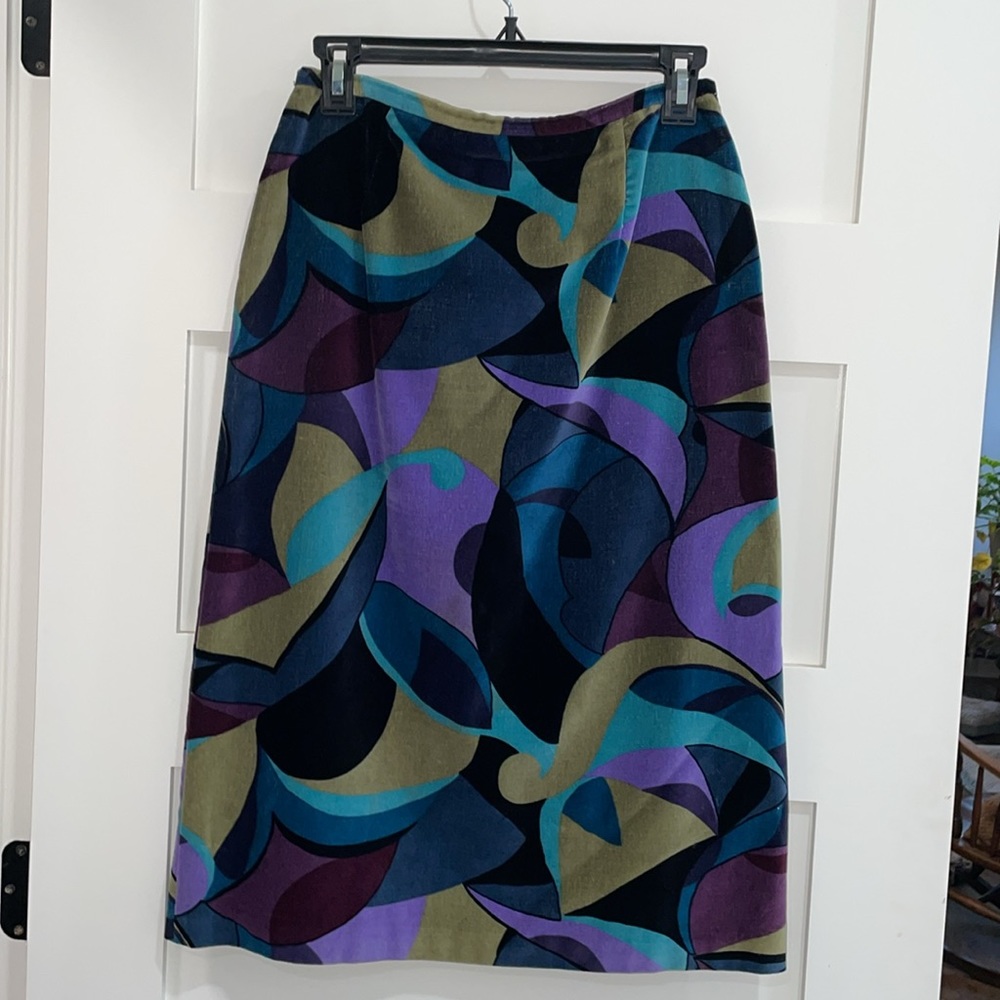 Vintage HAROLD'S velvet SKIRT